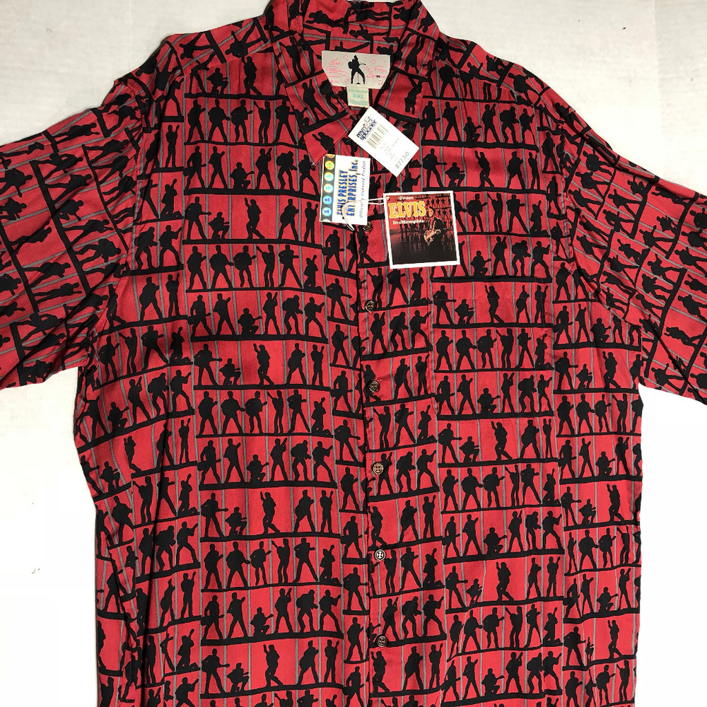 NWT Reyn Spooner Elvis Presley Shirt